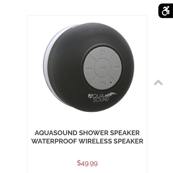 NEW ADURO AQUASOUND SHOWER SPEAKER WATERPROOF WIRELESS SPEAKER (BLACK) - Picture 3 of 16